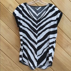 Express V Neck Top